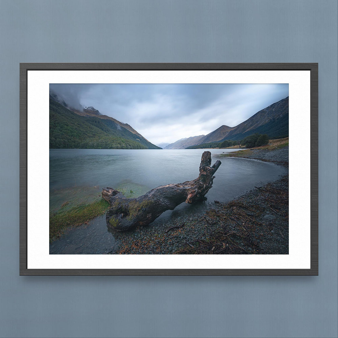 Mavora Lakes Moody View Photography Print - Fiordland Mountains