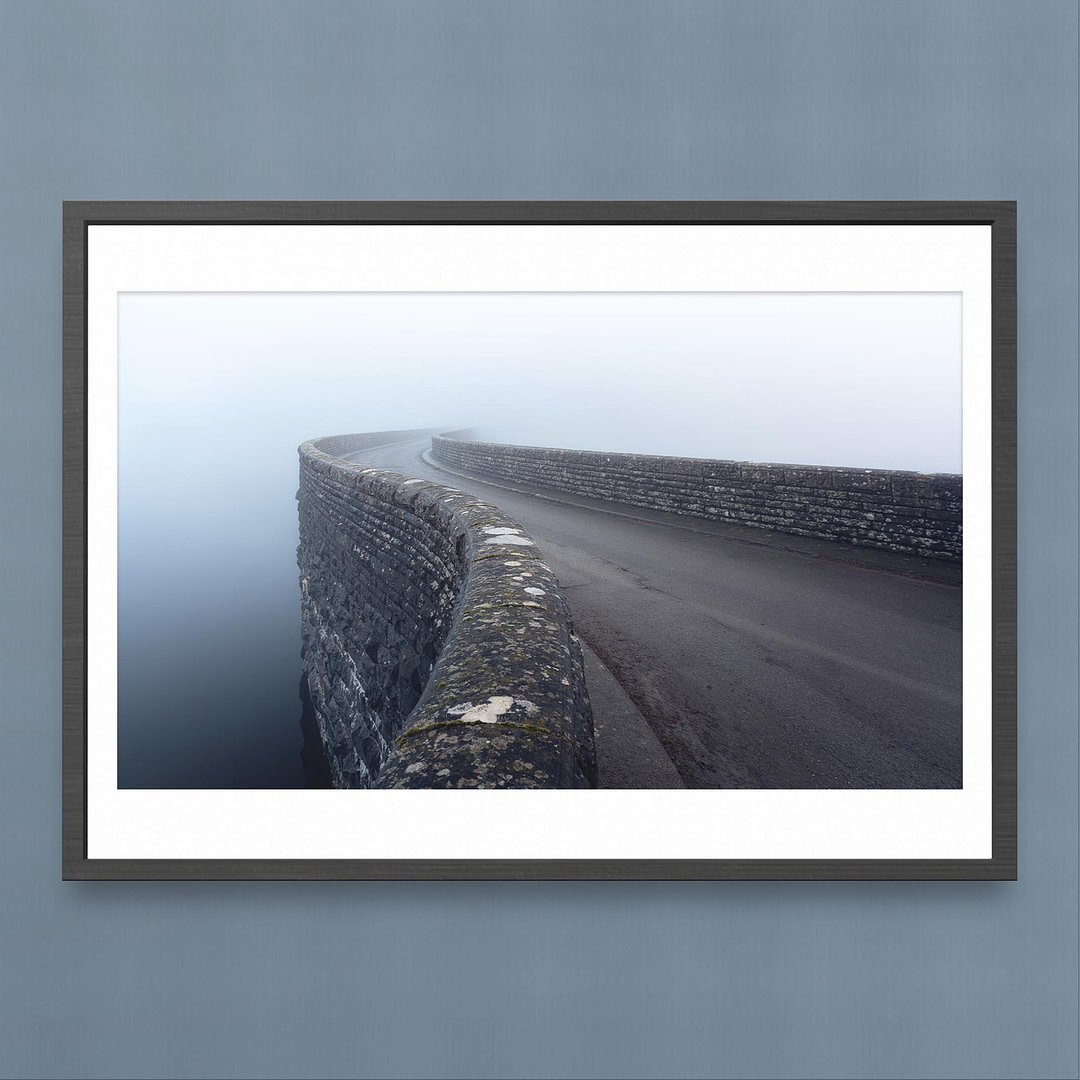 Atmospheric Garreg Ddu Print - Minimalist Landscape Photography