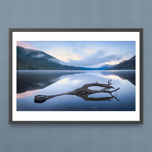 Lake Rotoroa Reflection Photography Print - Nelson Lakes National Park