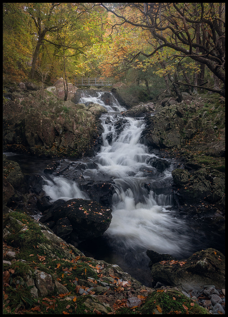Afon Gamlan Autumn Snowdonia