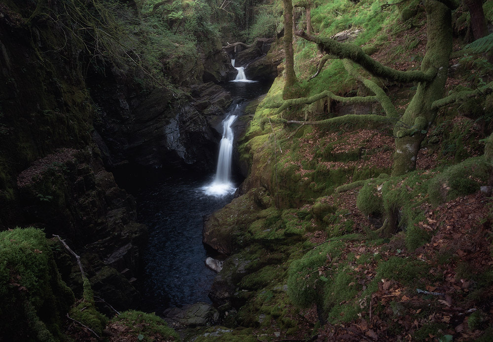 Afon Cynfal near Llan Festiniog, Snowdonia, Wales.