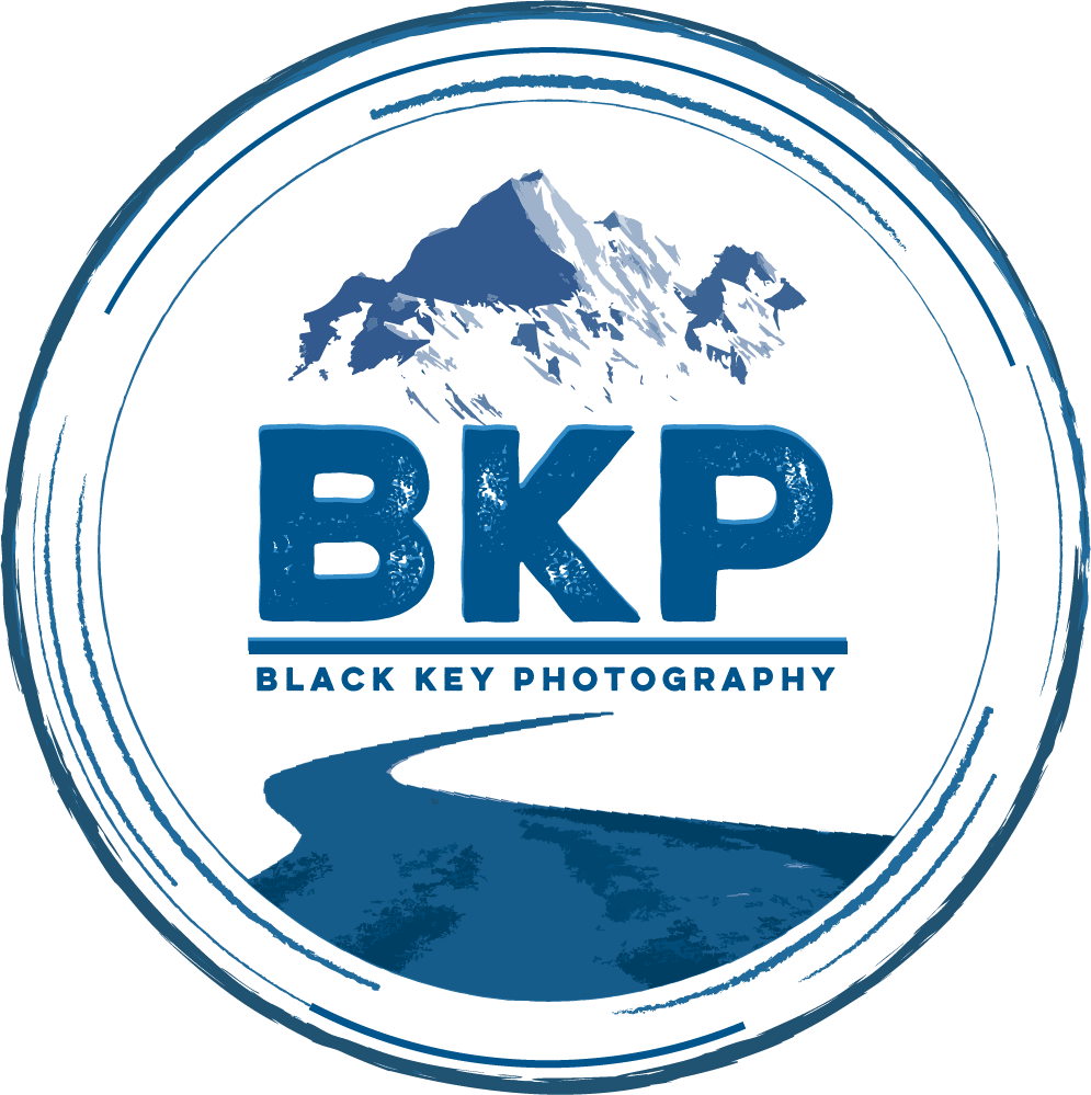 Black Key Photography Site Logo Transparent BG