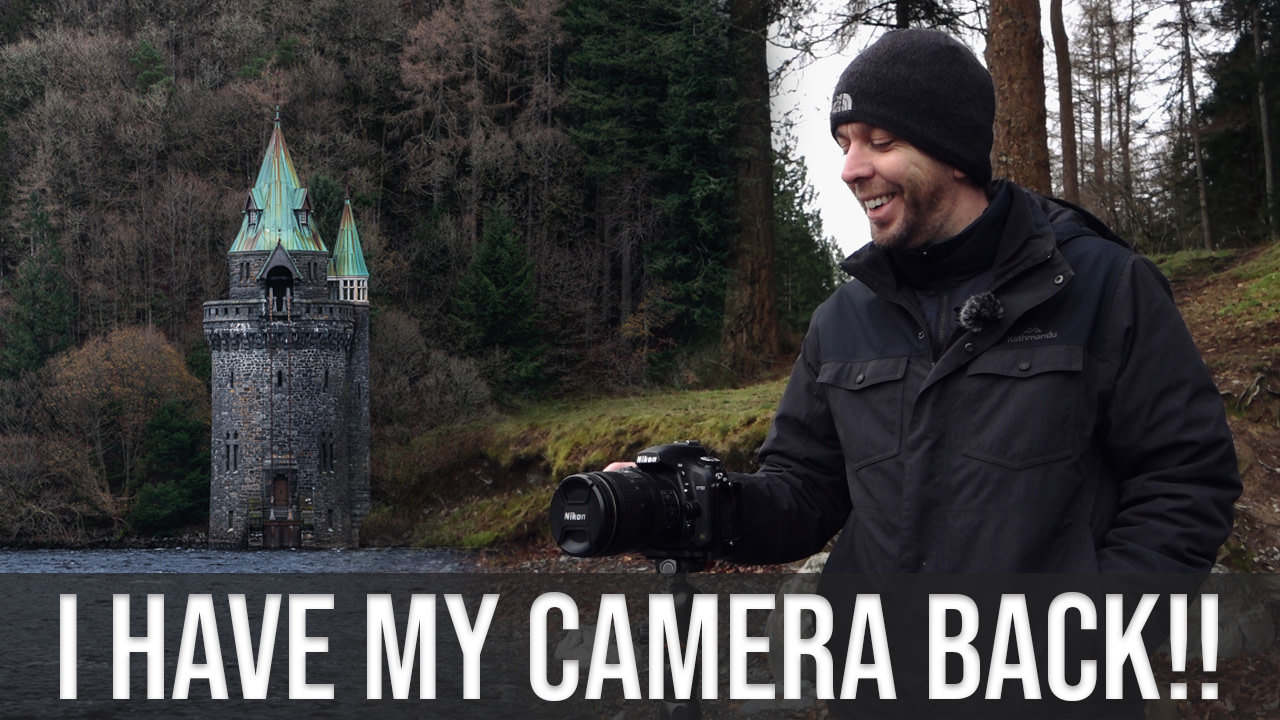 I have my Nikon D750 back, Lake Vyrnwy Landscape Photography Vlog