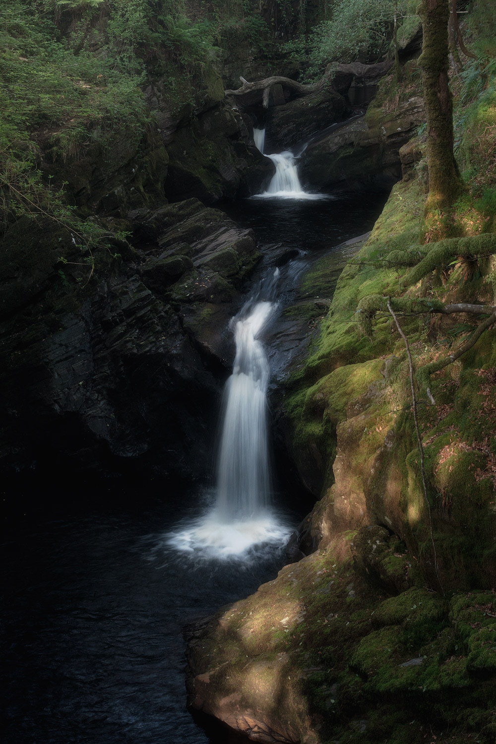 Afon Cynfal Waterfall Snowdonia